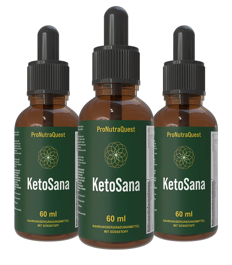 KetoSana 3 bottle package